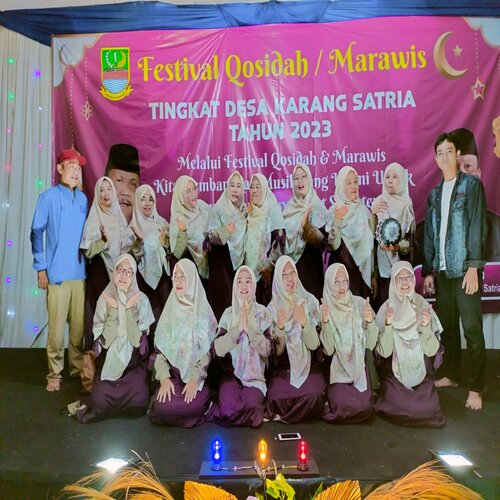 RW 13 mengikuti Festival Qasidah dan Marawis Tingkat Desa